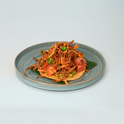 TOSTADA CHICHARRÓN DE ATÚN / 150 GRS.